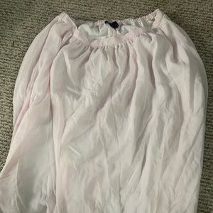 GAP pink silky skirt